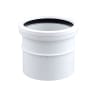 OsmaSoil 4S124W Ring Seal/Solvent Weld Single Socket 110mm (Dia) White