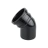 OsmaSoil 45° Seal Soil Bend 110mm Black