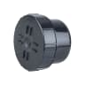 Wavin OsmaSoil Plain Ended Access Plug 110mm Black