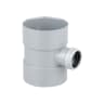 OsmaSoil 4S584G Double Socket Bossed Pipe 110 x 40mm Grey