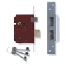 UNION 5 Lever Deadlock 67mm L Polished Brass