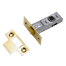 Yale Tubular Mortice Latch Polished Brass 64mm