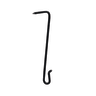 Spike End Slate Hooks 100mm L Black