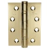 Eclipse Ball Bearing Hinges 102 x 76 x 3mm Electro Brassed (2 Pieces)