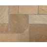 Marshalls Standard Circle Kit Indian Sandstone Paving Pack Brown Multi Pack of 37