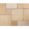 Marshalls Standard Circle Kit Indian Sandstone Paving Pack 6.3m² Buff Multi