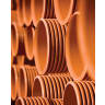 Polypipe Polysewer 45° Double Socket Bend 150mm Terracotta