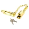 Hiatt Door Chain Brass Lockable 187SP