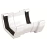 Osma SquareLine Gutter Union 100mm W White