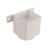 Osma SquareLine Pipe Connector and Bracket 61mm Dia White