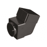 Osma SquareLine Offset Bend-Socket 67.50 degrees 61mm Dia Black