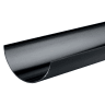 Wavin Osma RoundLine 2m Gutter Pipe Black 112mm Black