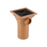 Wavin OsmaDrain Drainage Plain End Hopper 110 Brown