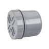 Polypipe Soil Spigot Tail Access Cap 110mm Grey