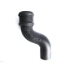 PAM Classical Rainwater Downpipe Offset 75 x 65mm Black