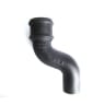 PAM Classical Rainwater Downpipe Offset 115 x 65mm Black