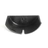 PAM Classical Rainwater Half Round External Stop End 115mm Dia Black