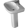 Essential Lily Pedestal Basin 550mm W White