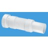 McAlpine Universal Flexible Fitting Plain Spigot 210 x 40mm White