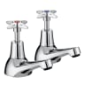 Bristan X-Head Cross Head Bath Tap 100mm H Chrome