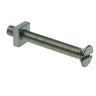 Gutter Bolt and Nut M6 x 30mm L Bright Zinc Plated