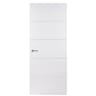 Premdor Premium Horizontal 4 Line White Moulded Door 1981 x 762 x 35mm