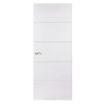 Premdor Premium Horizontal 4 Line Moulded Door 2040 x 826 x 44mm