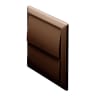 Domus Ventilation Gravity Flap Outlet 155 x 155 x 30mm Brown