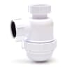 Polypipe Nuflo Bottle Trap 32mm Dia White