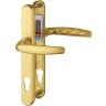 Hoppe Atlanta Lever Door Handle Set 127 x 242 x 32mm Aluminium Gold