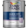 Dulux Trade Quick Dry Satinwood Pure Brilliant White 1 Litre