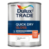 Dulux Trade Quick Dry High Gloss Paint 1L Pure Brilliant White