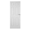 Premdor Internal 6 Panel Smooth White FD30 Fire Door 2040 x 726 x 44mm
