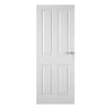 Premdor Internal 4 Panel Textured White Primed Door 2040 x 726 x 40mm