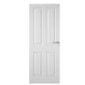 Premdor Internal 4 Panel Textured White Primed Door 2040 x 826 x 40mm