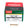 TIMco Classic Pozi Countersunk Wood Screw 40 x 5mm Box of 200