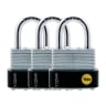 Yale Outdoor Padlock Laminated Steel 40mm Silver