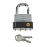 Yale Outdoor Padlock Laminated Steel 50mm Silver