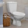 Essential Ocean Close Coupled Pan Cistern Seat Pack 780mm H White