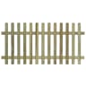 Grange Round Top Palisade Gate 1800 x 900mm Natural