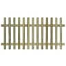 Grange Round Top Palisade Gate 1800 x 900mm Natural