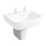 Ideal Tempo Semi Pedestal White