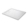 Mira Flight Low Rectangle Shower Tray 1200 x 800mm White
