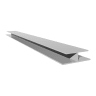 Freefoam Hollow Soffit H Joining Trim 5m L White 