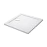 Mira Flight Low Square Shower Tray 900 x 900mm  White