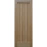 Jewson FSC Oak Door 5 Panel Vertical Standard 686mm x 1981mm