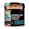 Sadolin Superdec Paint 2.5L Black Gloss