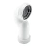 McAlpine 90° Space Saving Adjustable Length Rigid WC Pan Connector