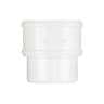 Polypipe Round Standard Downpipe Connector 68mm White RR125W