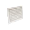 Face Fitting Louvre Ventilator 273 x 198mm White